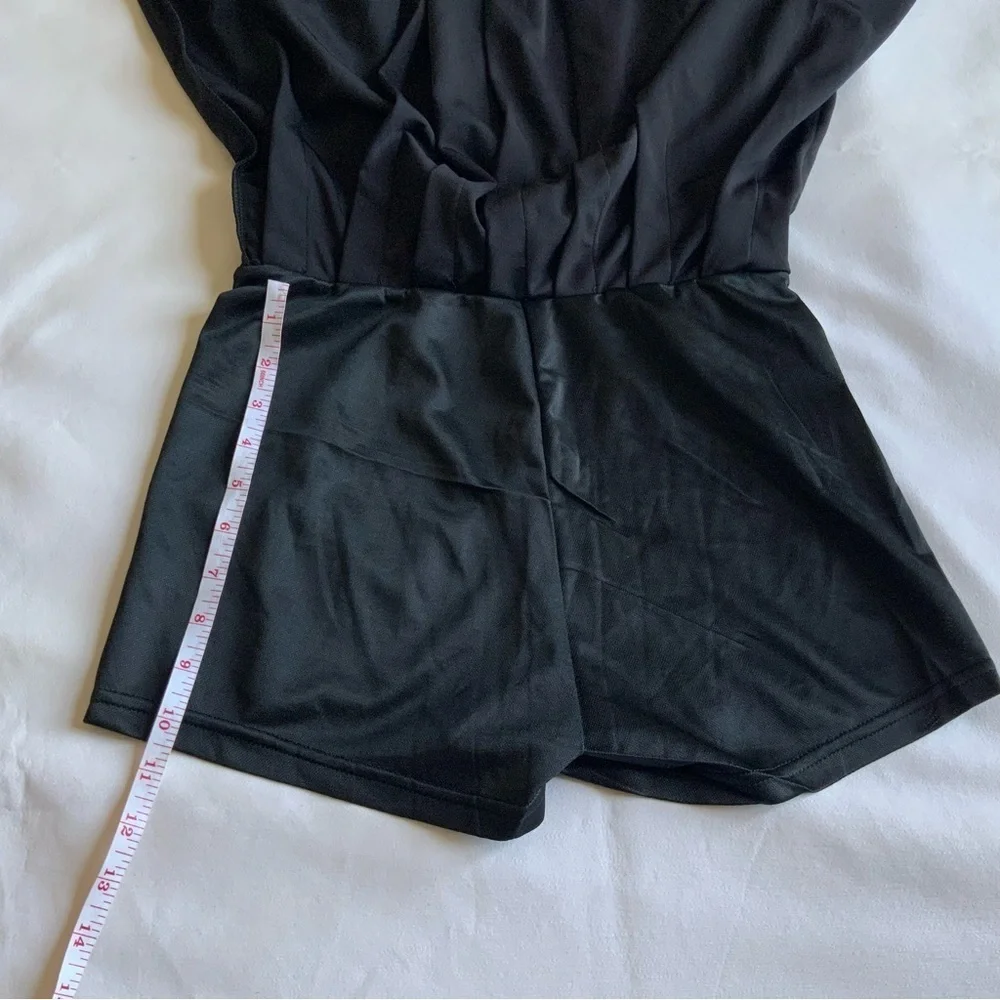 Bloom Season Elegant Black Women's Skirt